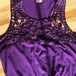 Purple spring dress